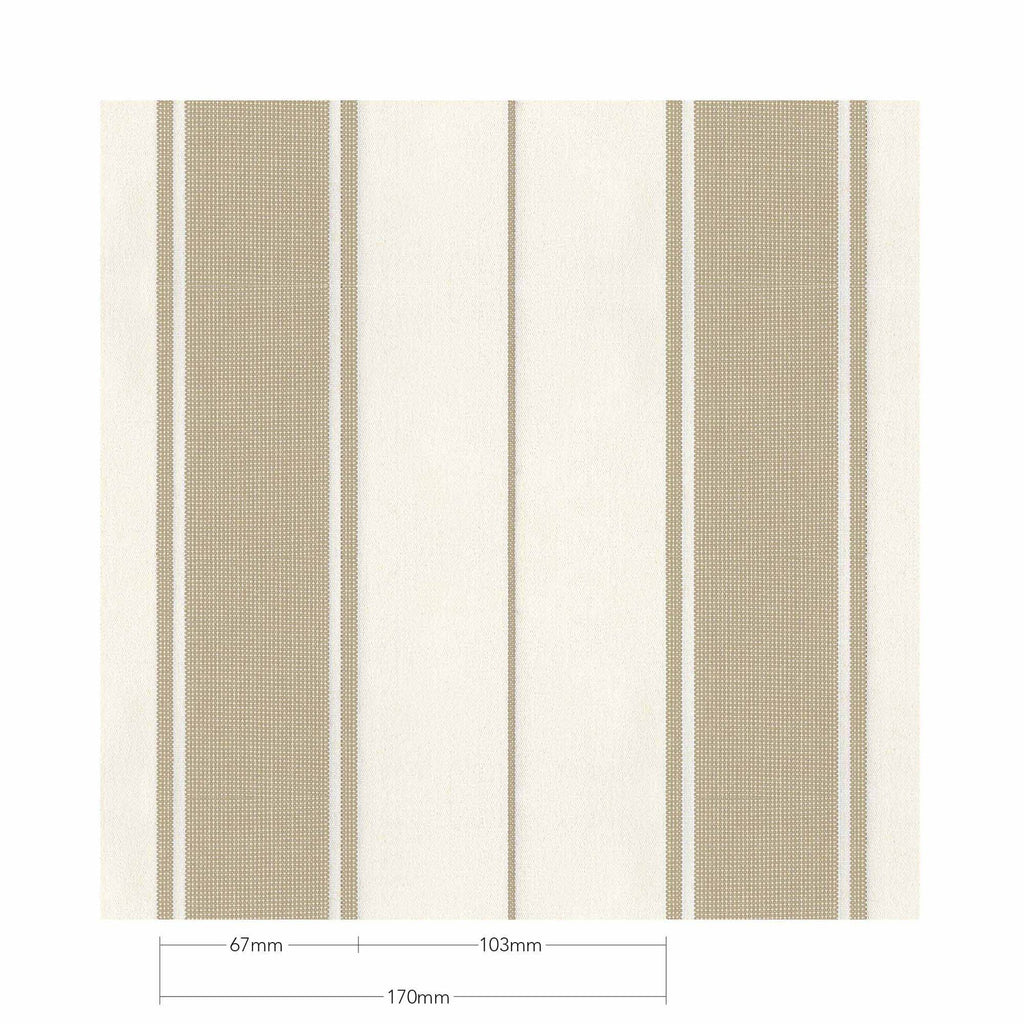 Basil Bangs Jardin Patio Umbrella Al Mare Stripe Linen