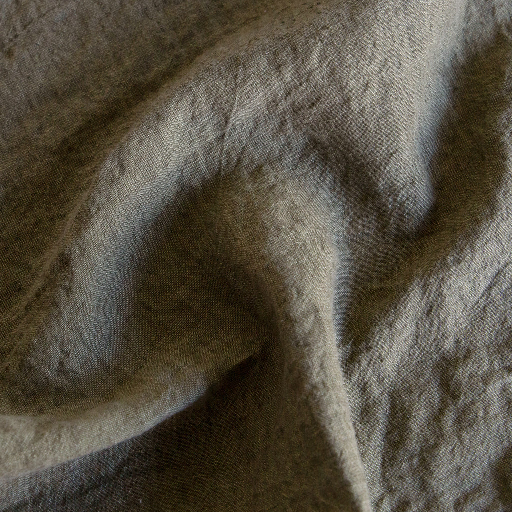 Hale Mercantile Flocca Linen Flat Sheet