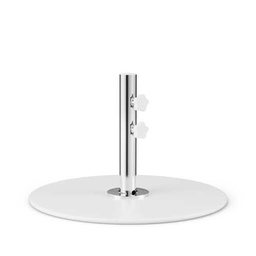 Basil Bangs Umbrella Base Galvanised White 32kg
