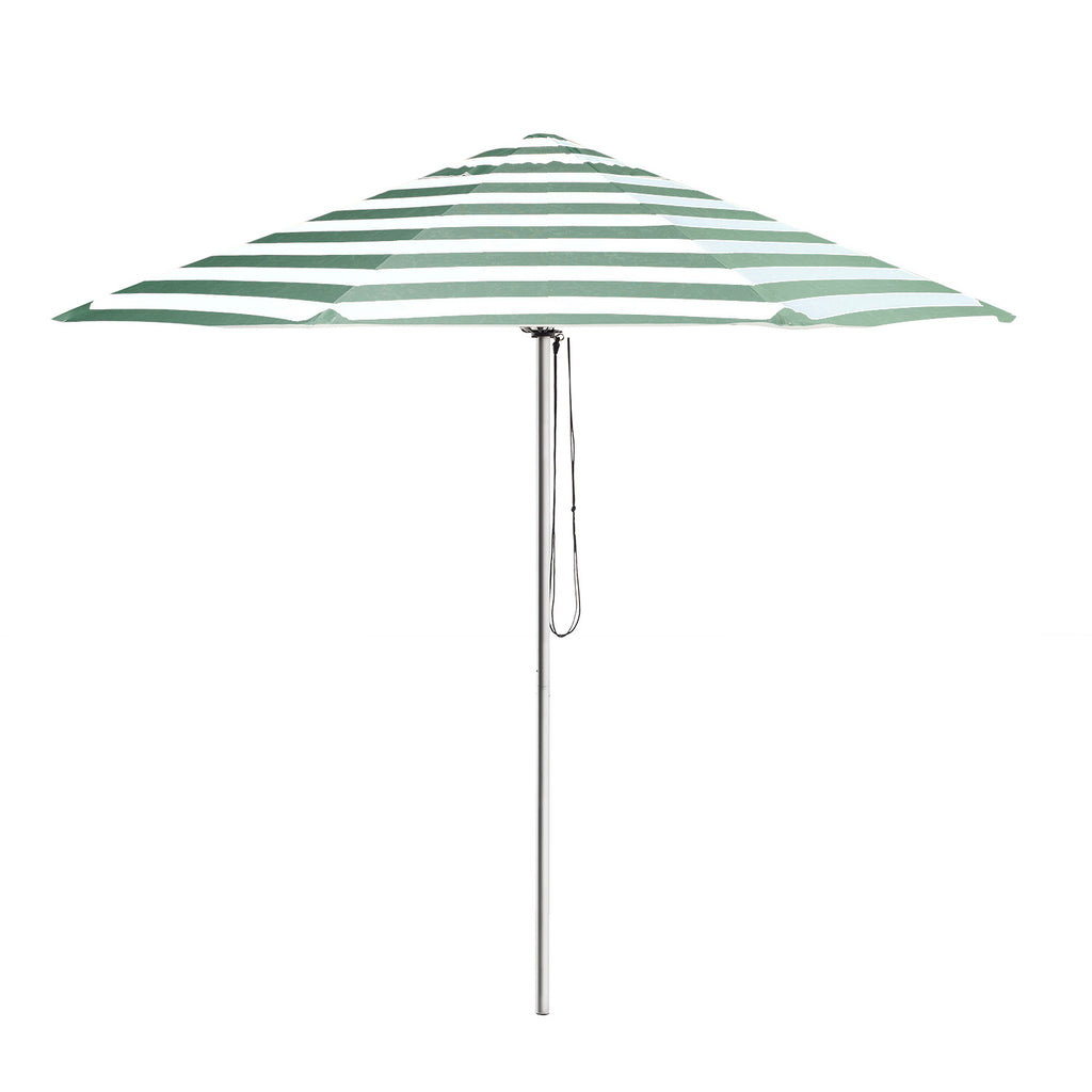 Basil Bangs Go Large 2.8m Umbrella Sage Stripe - No Valance
