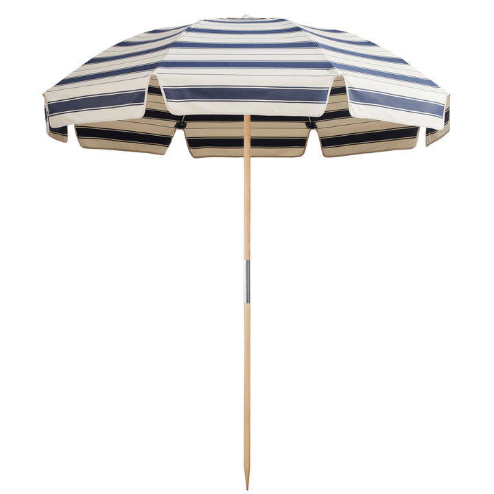 Basil Bangs Jardin Patio Umbrella Al Mare Stripe Marine