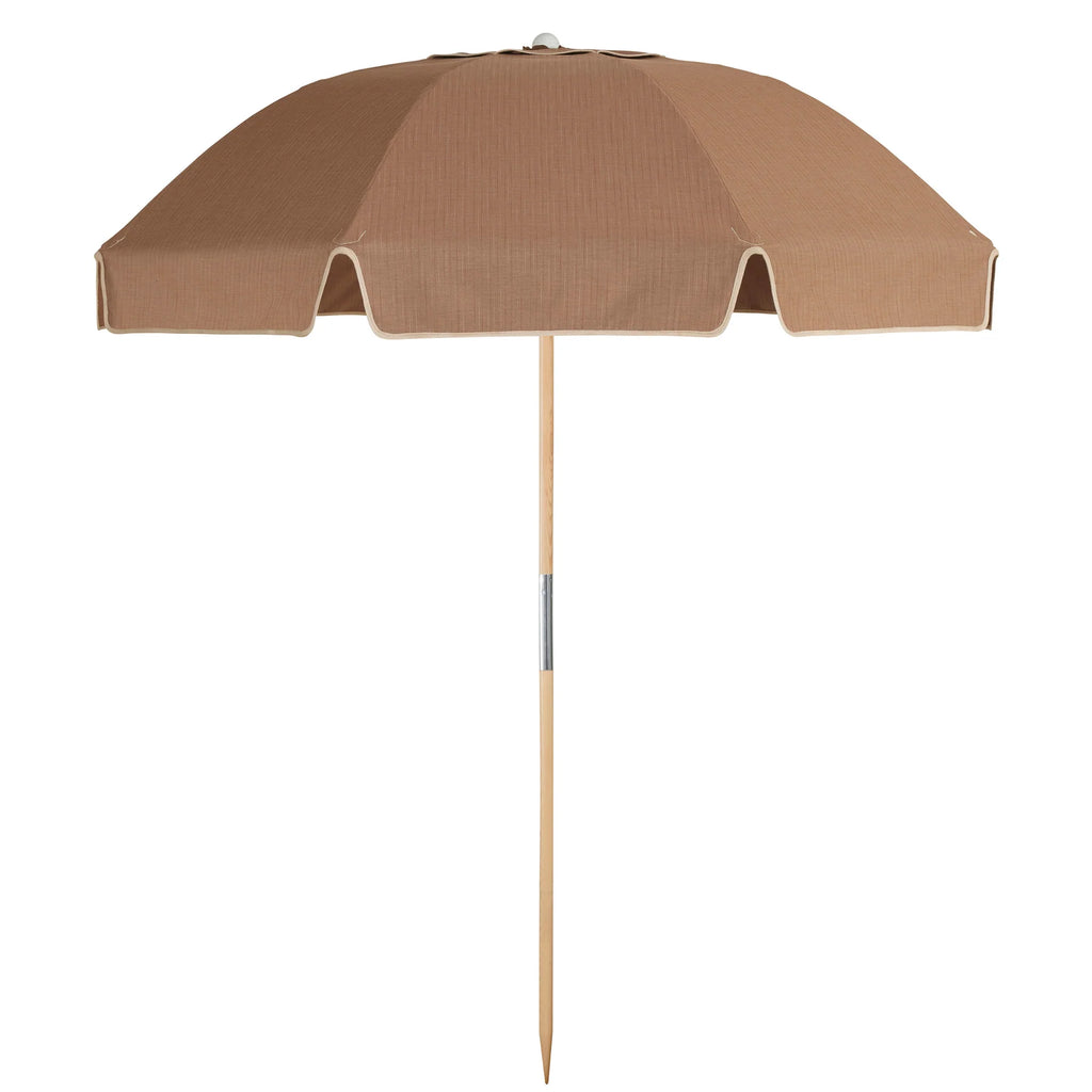 Basil Bangs Jardin Patio Umbrella Linen Terra