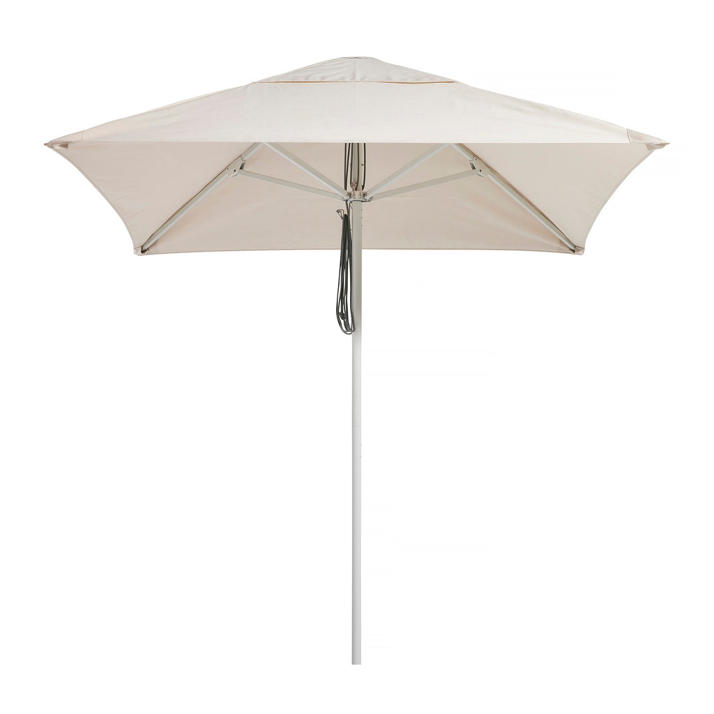 Basil Bangs Sundial White 2m Umbrella Raw - No Valance