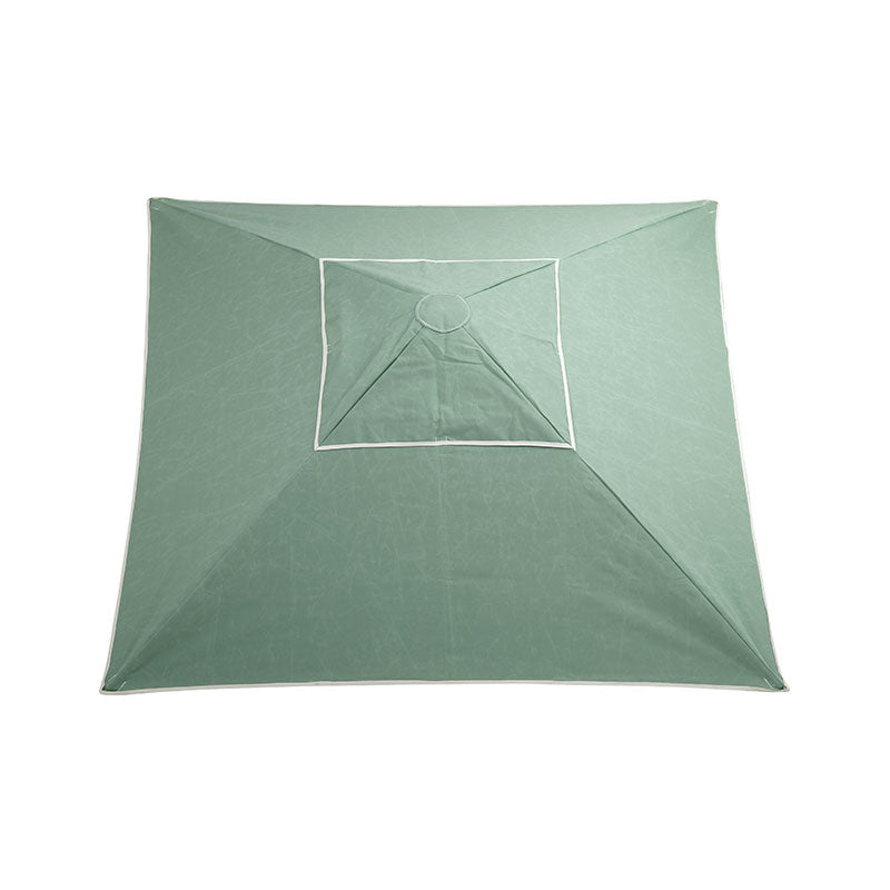 Basil Bangs Sundial White 2m Umbrella Sage - No Valance