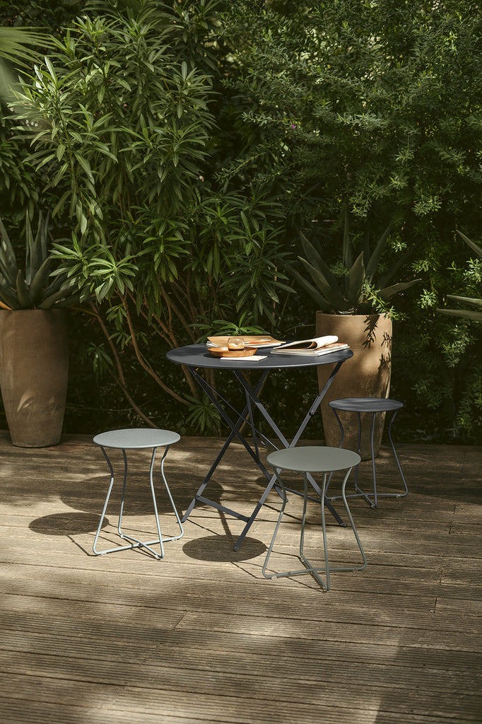 Fermob Bistro Table 60cm Lapilli Grey