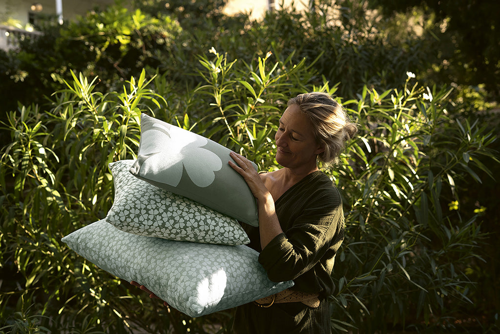 Fermob Trefle Outdoor Cushion 44x30cm Cactus