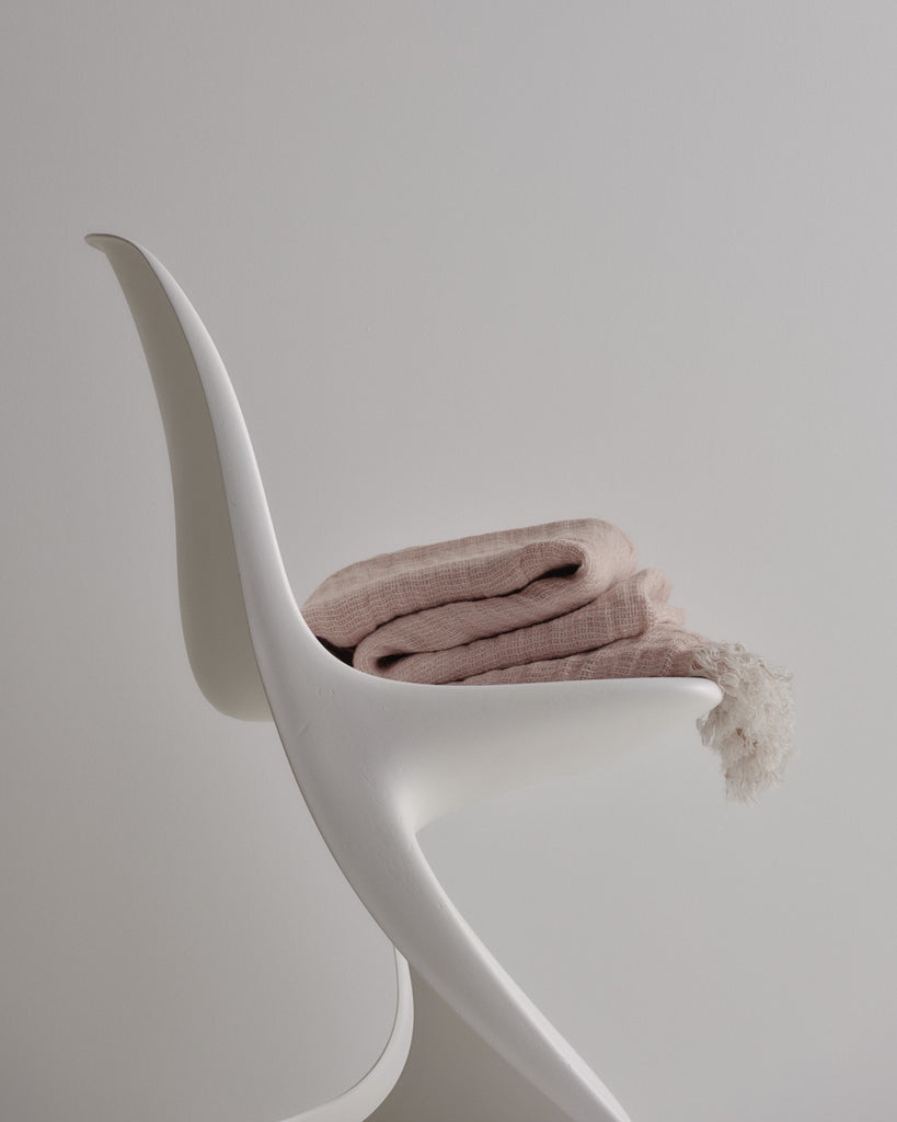 Hale Mercantile Crush Linen Throw Blanket