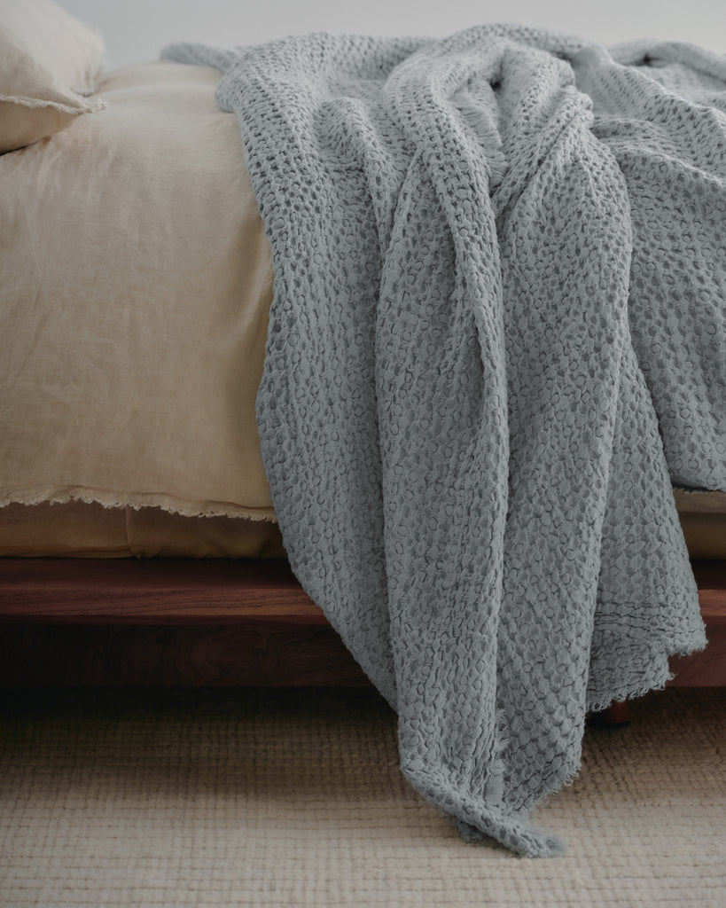 Hale Mercantile Flocca Linen Blanket