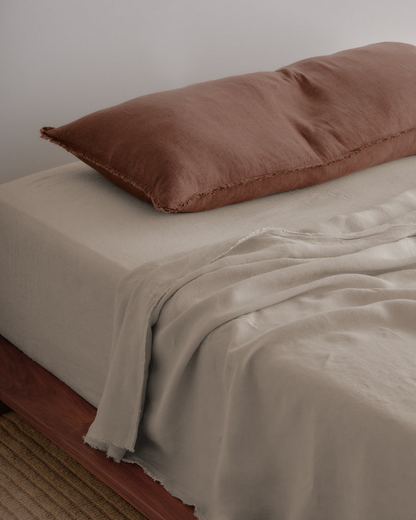 Hale Mercantile Flocca Linen Body Pillow