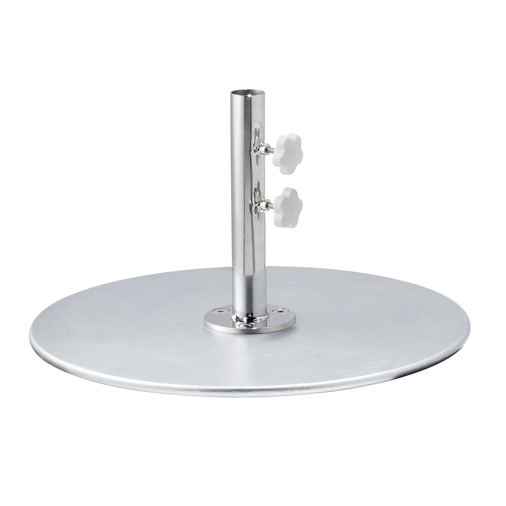 Basil Bangs Umbrella Base Galvanised Silver 32kg