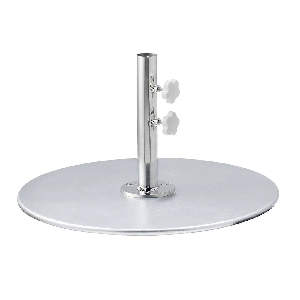 Basil Bangs Umbrella Base Galvanised Silver 32kg