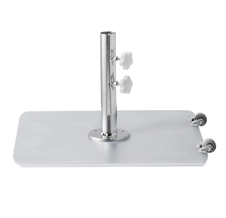 Basil Bangs Umbrella Base Galvanised 30kg with side wheels