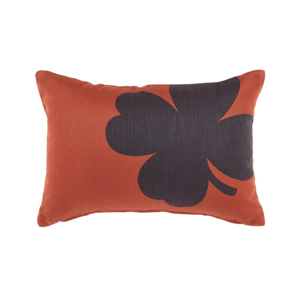 Fermob Trefle Outdoor Cushion 44x30cm Red Ochre
