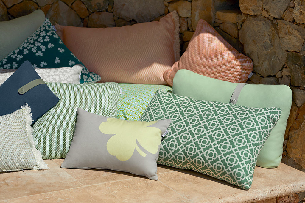 Fermob Trefle Outdoor Cushion 44x30cm Glay Grey