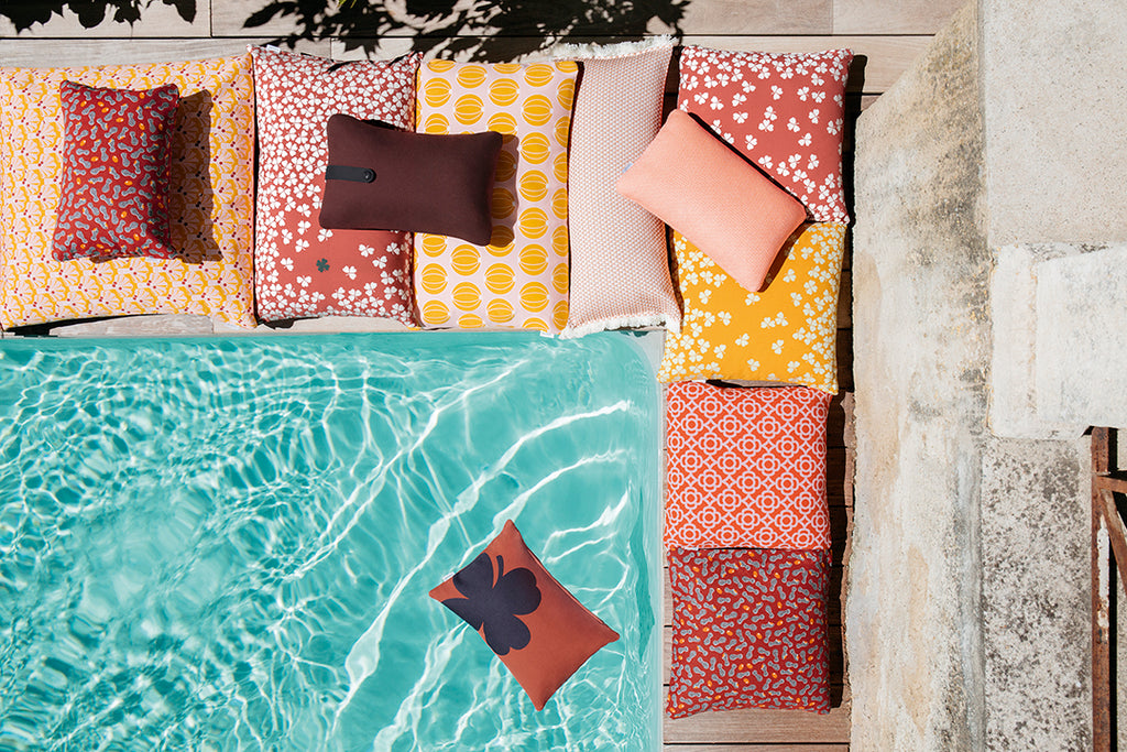Fermob Trefle Outdoor Cushion 44x44cm Honey