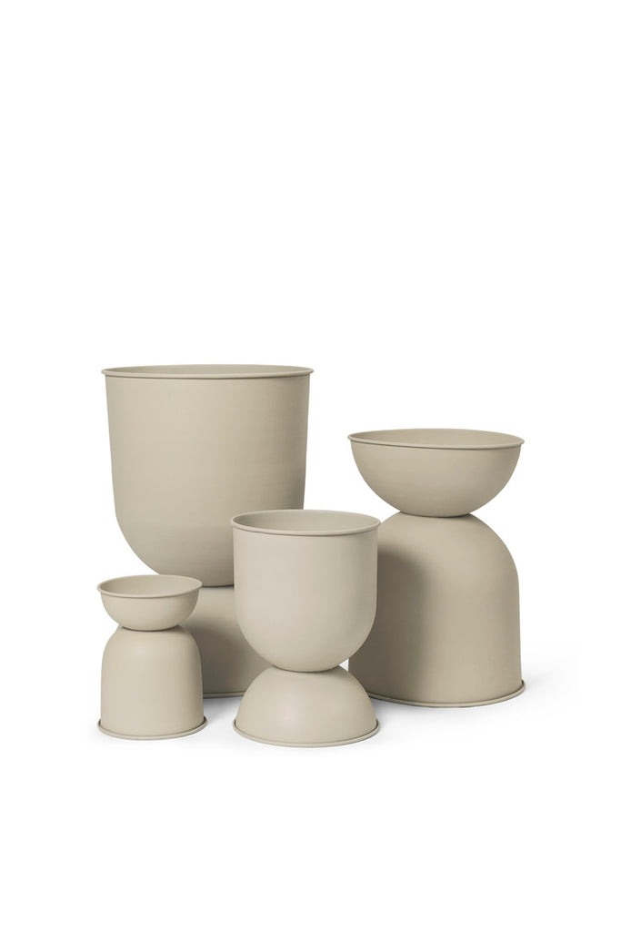 Ferm Living Hourglass Pot Extra Small Cashmere