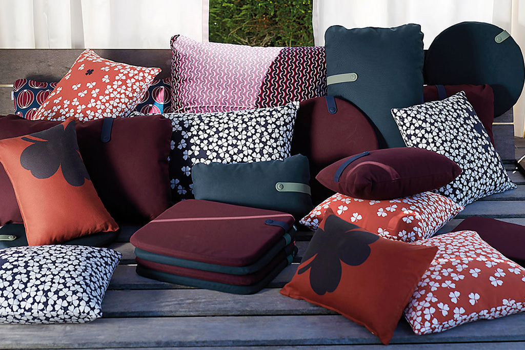 Fermob Luxembourg Colour Mix Cushion 41x38cm Burgundy
