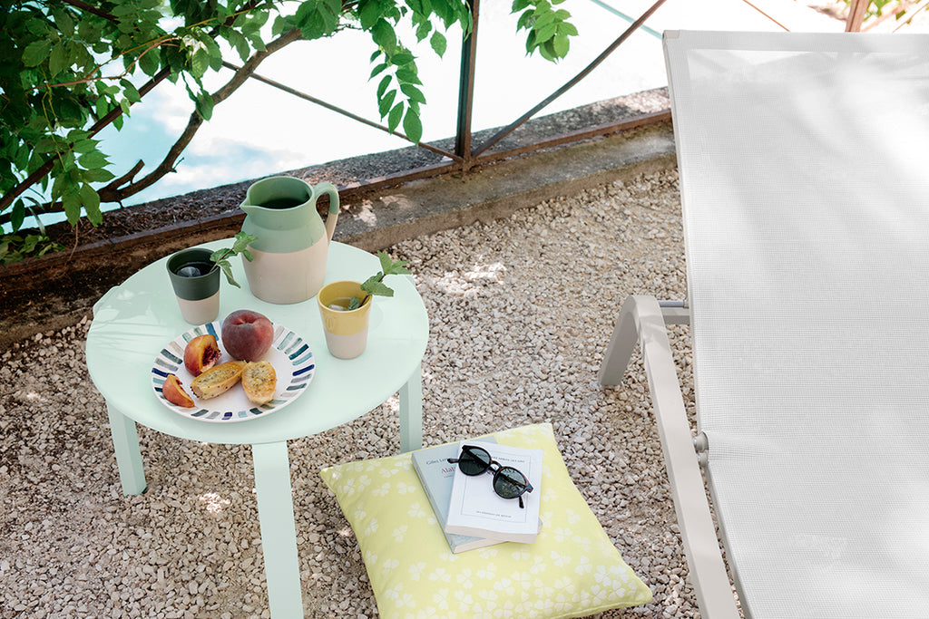 Fermob Trefle Outdoor Cushion 44x44cm Frosted Lemon