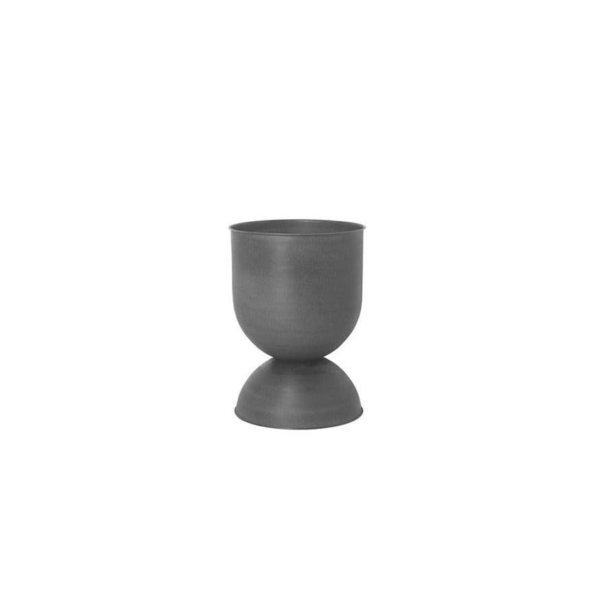 Ferm Living Hourglass Pot Black Extra Small