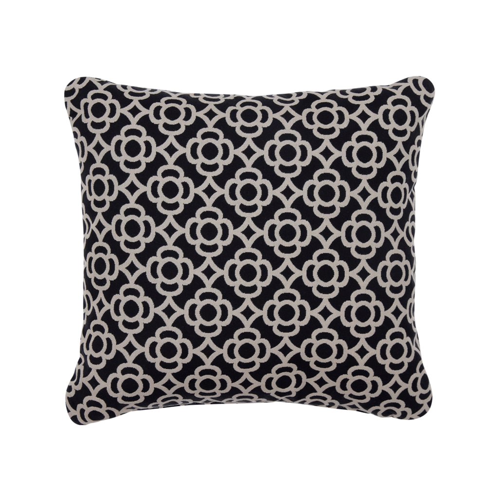 Fermob Lorette Outdoor Cushion 44x44cm Liquorice