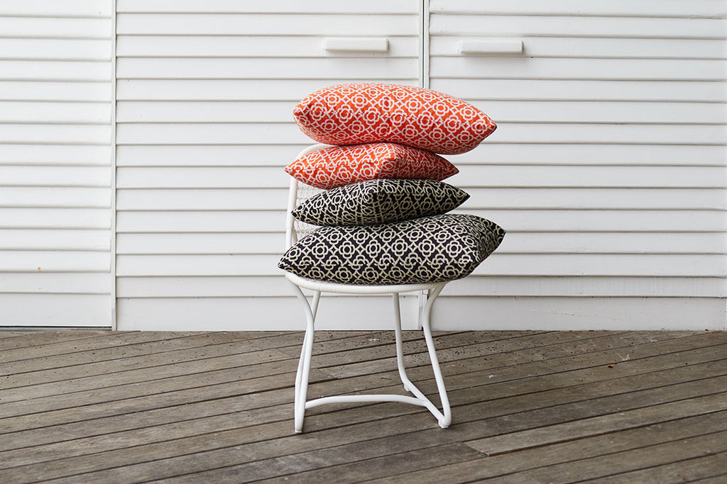 Fermob Lorette Outdoor Cushion 44x44cm Liquorice