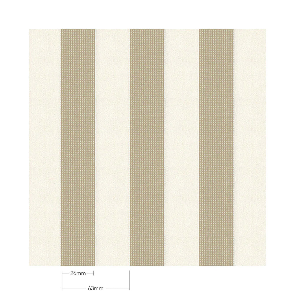 Basil Bangs Jardin Patio Umbrella Amore Stripe Chestnut