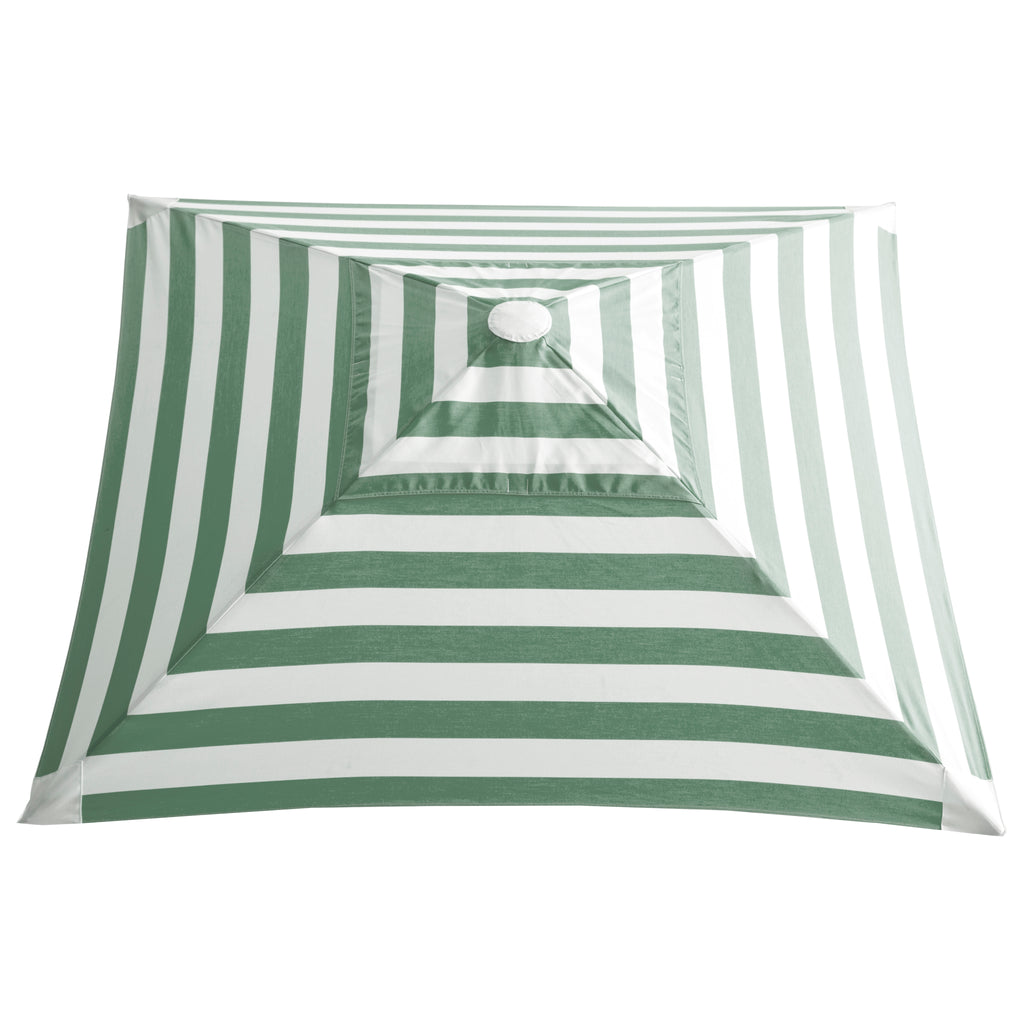 Basil Bangs Go Large 2.m Umbrella Sage Stripe - No Valance