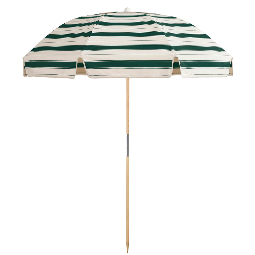 Basil Bangs Jardin Patio Umbrella Al Mare Stripe Forest
