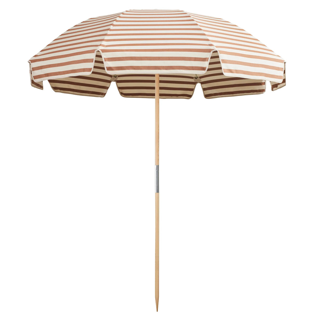 Basil Bangs Jardin Patio Umbrella Amore Stripe Terra