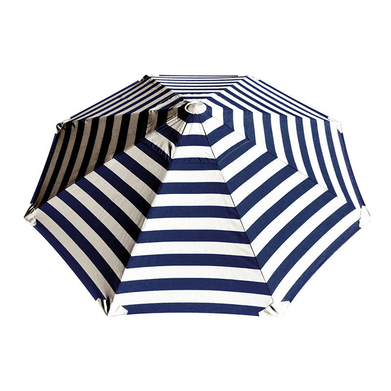 Basil Bangs Go Large 2.8m Umbrella Blue Stripe - No Valance