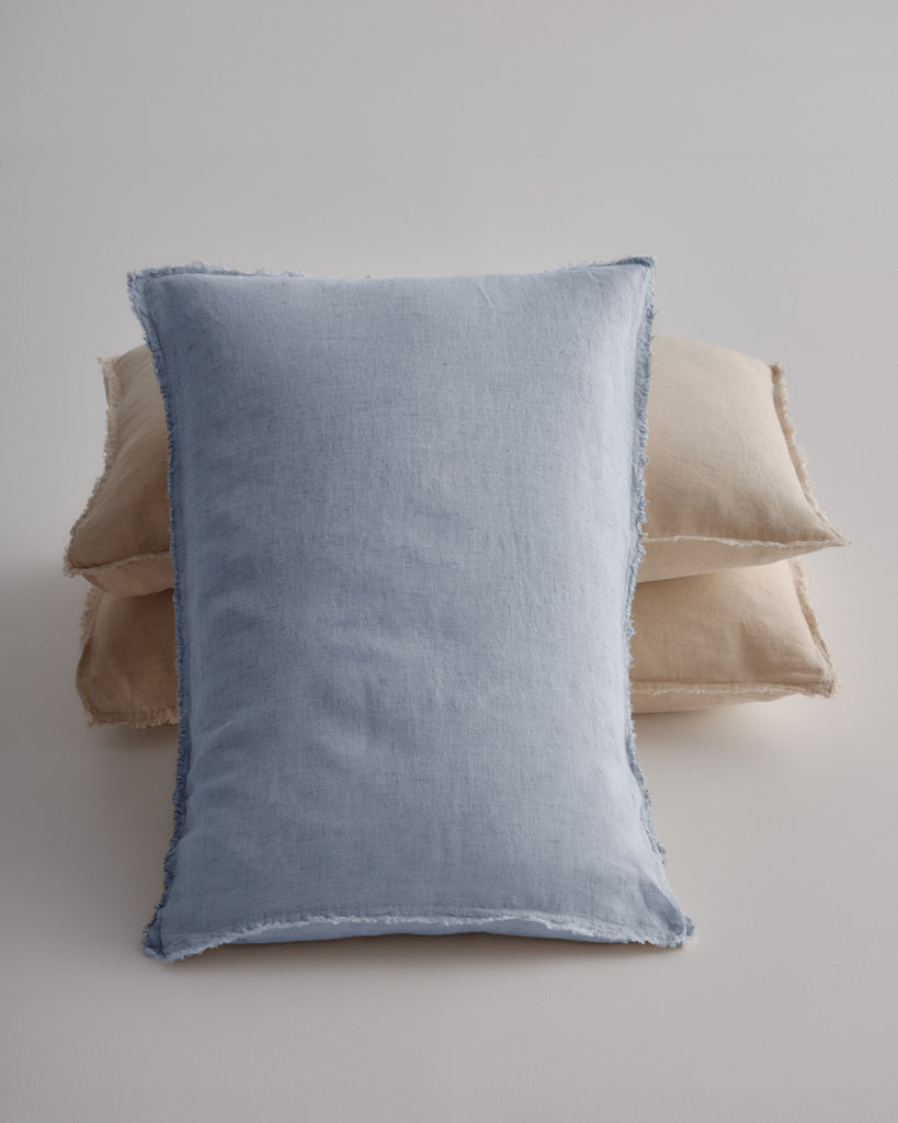 Hale Mercantile Flocca Linen Standard Pillowcase