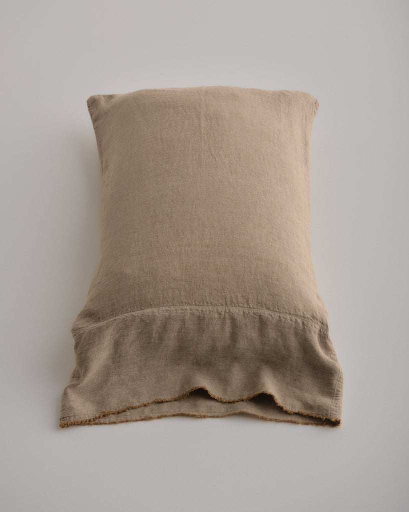 Hale Mercantile Flocca Long Linen Standard Pillowcase